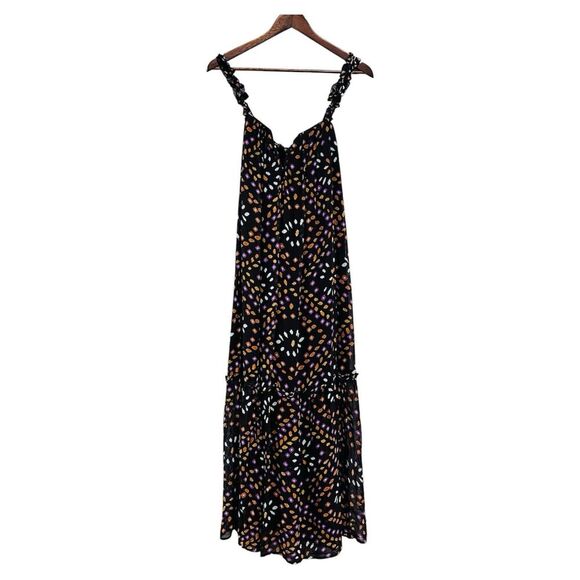 Anthropologie Sleeveless Chiffon Midi Dress Size Multicolor Size XS Pullover - Picture 2 of 14